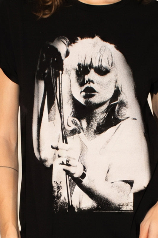Blondie Pretty Baby Tee Womens T Shirt Black