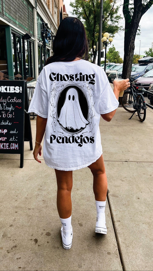 Ghosting Pendejos (Males) Graphic Tee Womens T Shirt