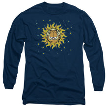 Load image into Gallery viewer, Garfield Celestial Mens Long Sleeve Shirt Navy Officially Licensed
