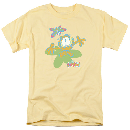 Garfield Butterfly Mens T Shirt Banana