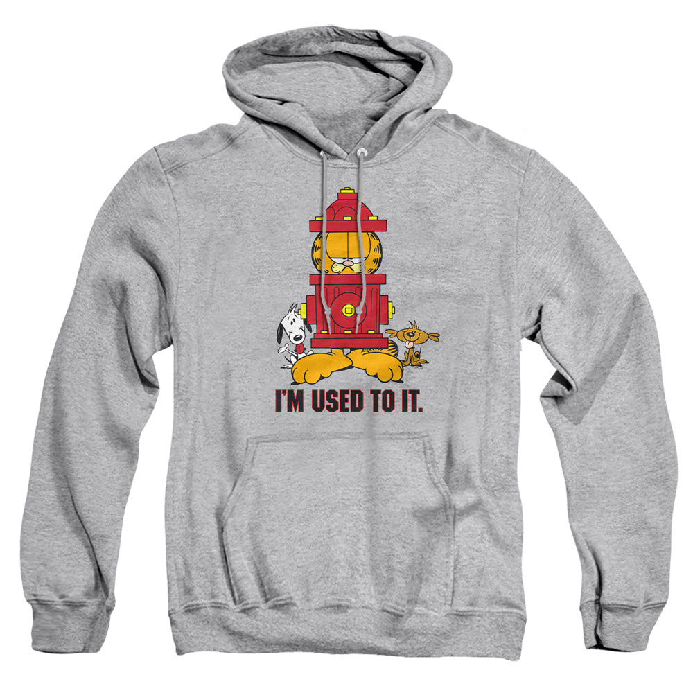 Garfield Im Used To It Mens Hoodie Athletic Heather