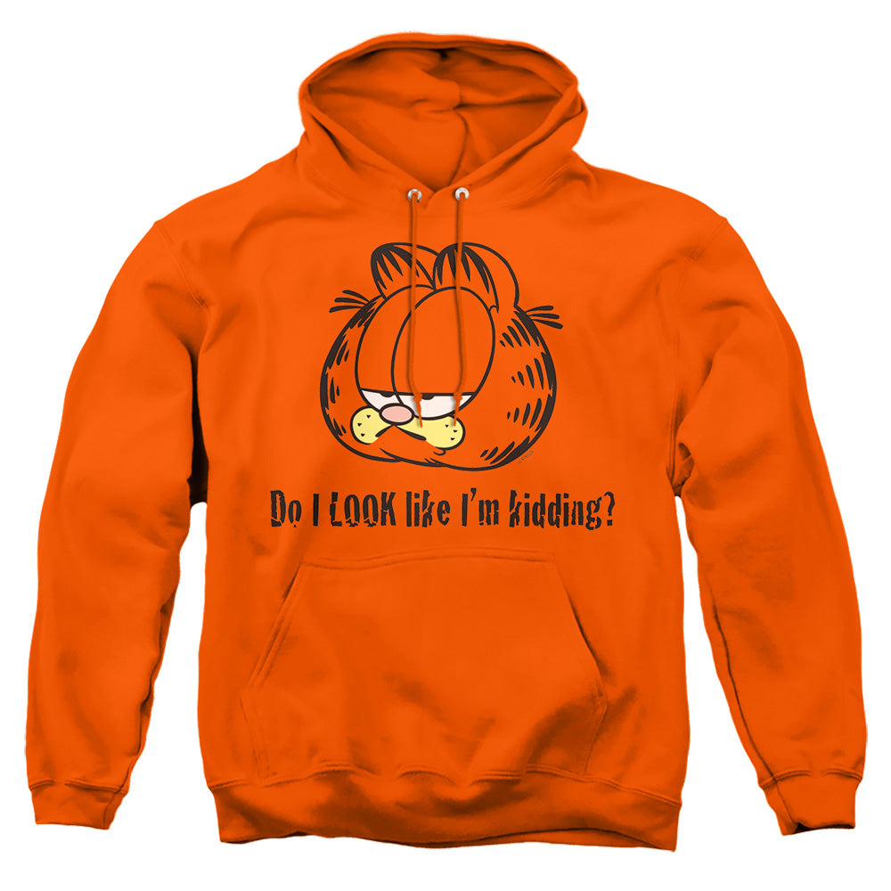Garfield Do I Look Like Im Kidding Mens Hoodie Orange