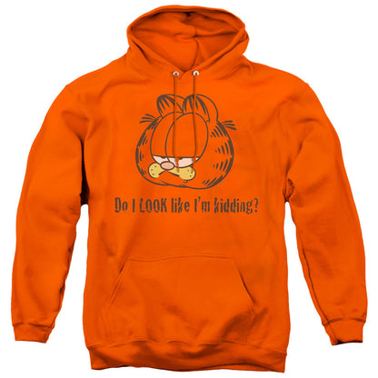 Garfield Do I Look Like Im Kidding Mens Hoodie Orange