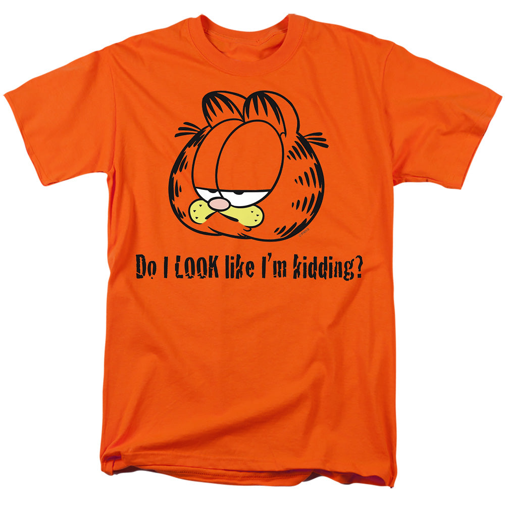 Garfield Do I Look Like Im Kidding Mens T Shirt Orange
