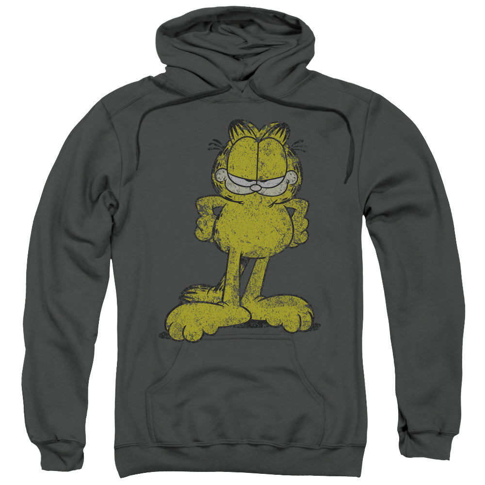 Garfield Big Ol' Cat Mens Hoodie Charcoal