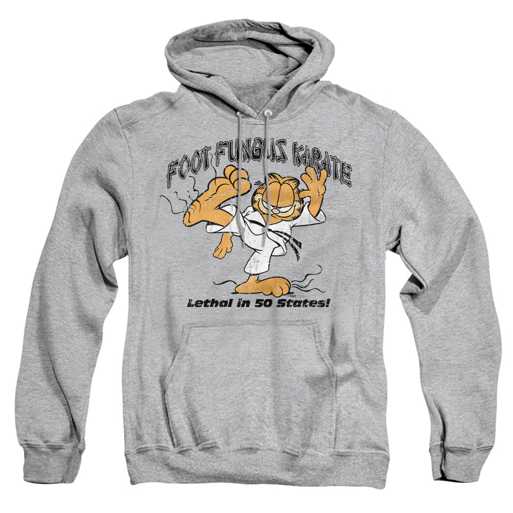 Garfield Foot Fungus Karate Mens Hoodie Athletic Heather