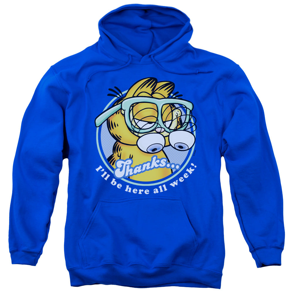 Garfield Performing Mens Hoodie Royal Blue