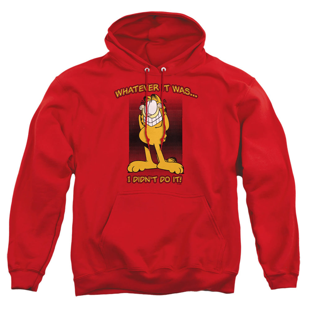 Garfield I Didnt Do It Mens Hoodie Red