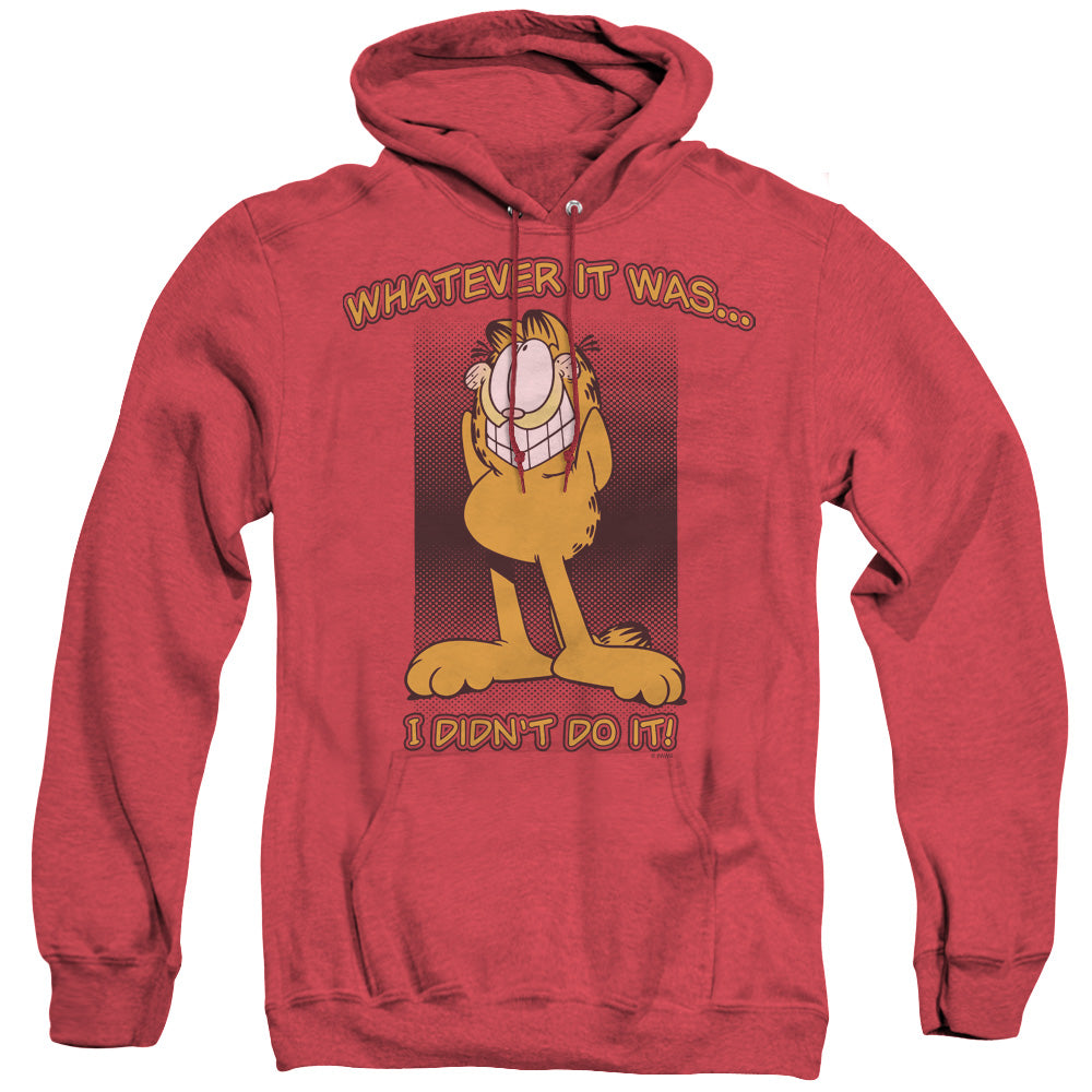Garfield I Didnt Do It Heather Mens Hoodie Red