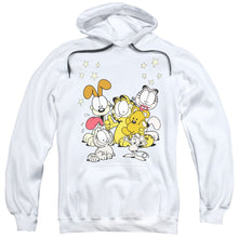 Load image into Gallery viewer, Garfield Friends Are Best Mens Hoodie White
