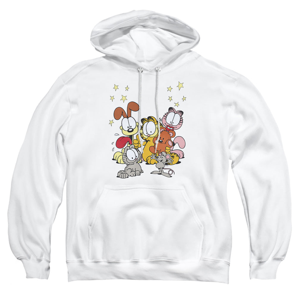 Garfield Friends Are Best Mens Hoodie White