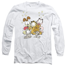 Load image into Gallery viewer, Garfield Friends Are Best Mens Long Sleeve Shirt White Officially Licensed
