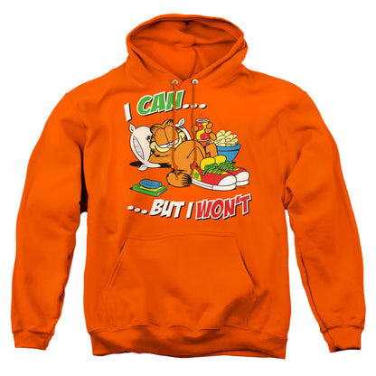Garfield I Can... Mens Hoodie Orange