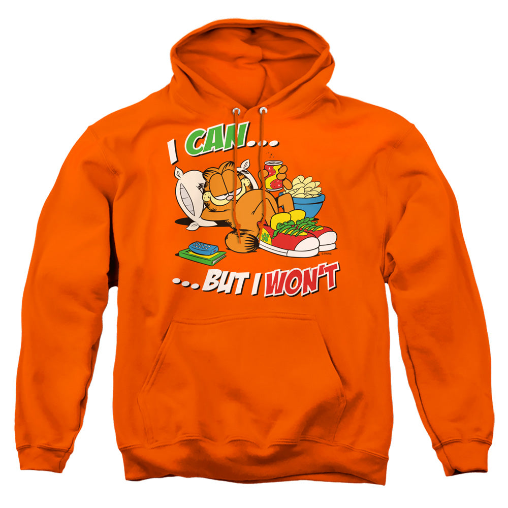 Garfield I Can... Mens Hoodie Orange