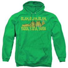Load image into Gallery viewer, Garfield Blah Blah Blah Mens Hoodie Kelly Green
