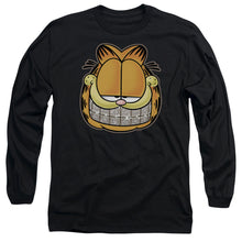 Load image into Gallery viewer, Garfield Nice Grill Mens Long Sleeve Shirt Black Officially Licensed
