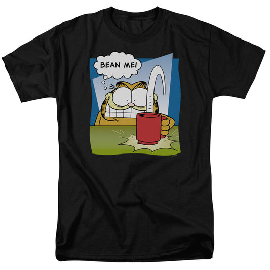 Garfield Bean Me Mens T Shirt Black