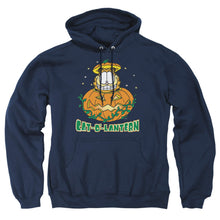 Load image into Gallery viewer, Garfield Cat O Lantern Mens Hoodie Navy
