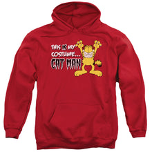 Load image into Gallery viewer, Garfield Cat Man Mens Hoodie Red
