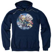 Load image into Gallery viewer, Garfield Moonlight Ride Mens Hoodie Navy
