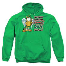 Load image into Gallery viewer, Garfield Ive Been Good Mens Hoodie Kelly Green
