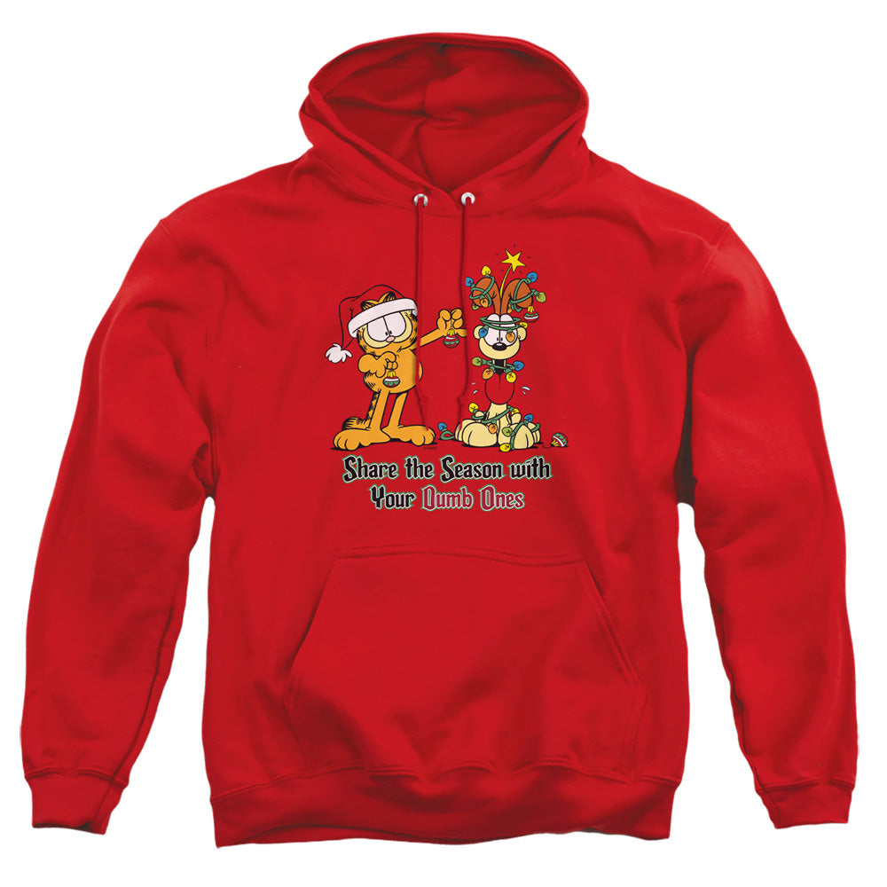 Garfield Share The Season Mens Hoodie Red