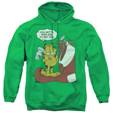 Load image into Gallery viewer, Garfield Wish Big Mens Hoodie Kelly Green
