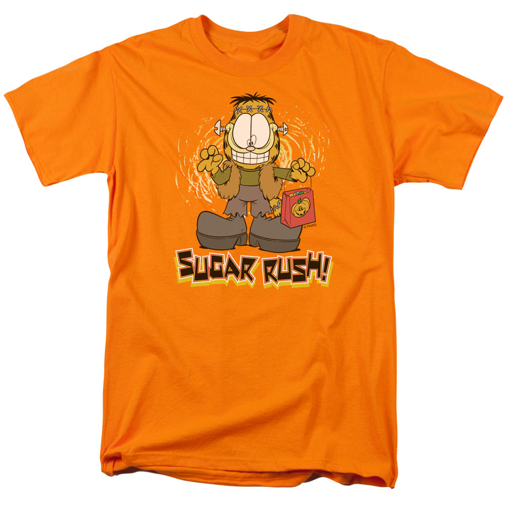 Garfield Sugar Rush Mens T Shirt Orange
