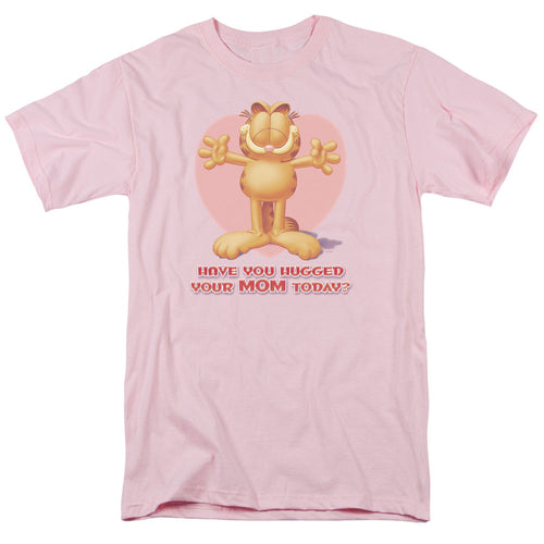 Garfield Have You Mens T Shirt Pink