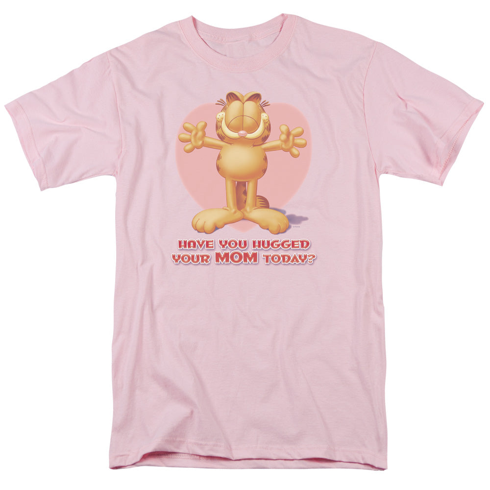 Garfield Have You Mens T Shirt Pink
