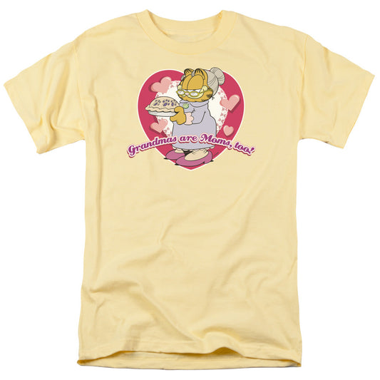 Garfield Dont Forget Grandma Mens T Shirt Yellow