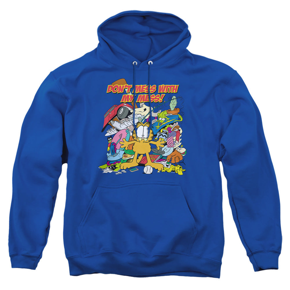 Garfield My Mess Mens Hoodie Royal