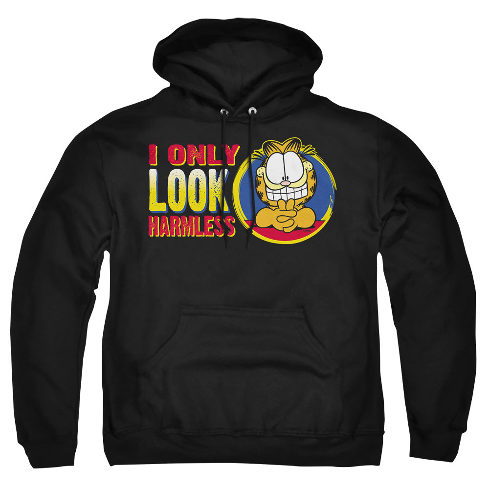 Garfield I Only Look Harmless Mens Hoodie Black