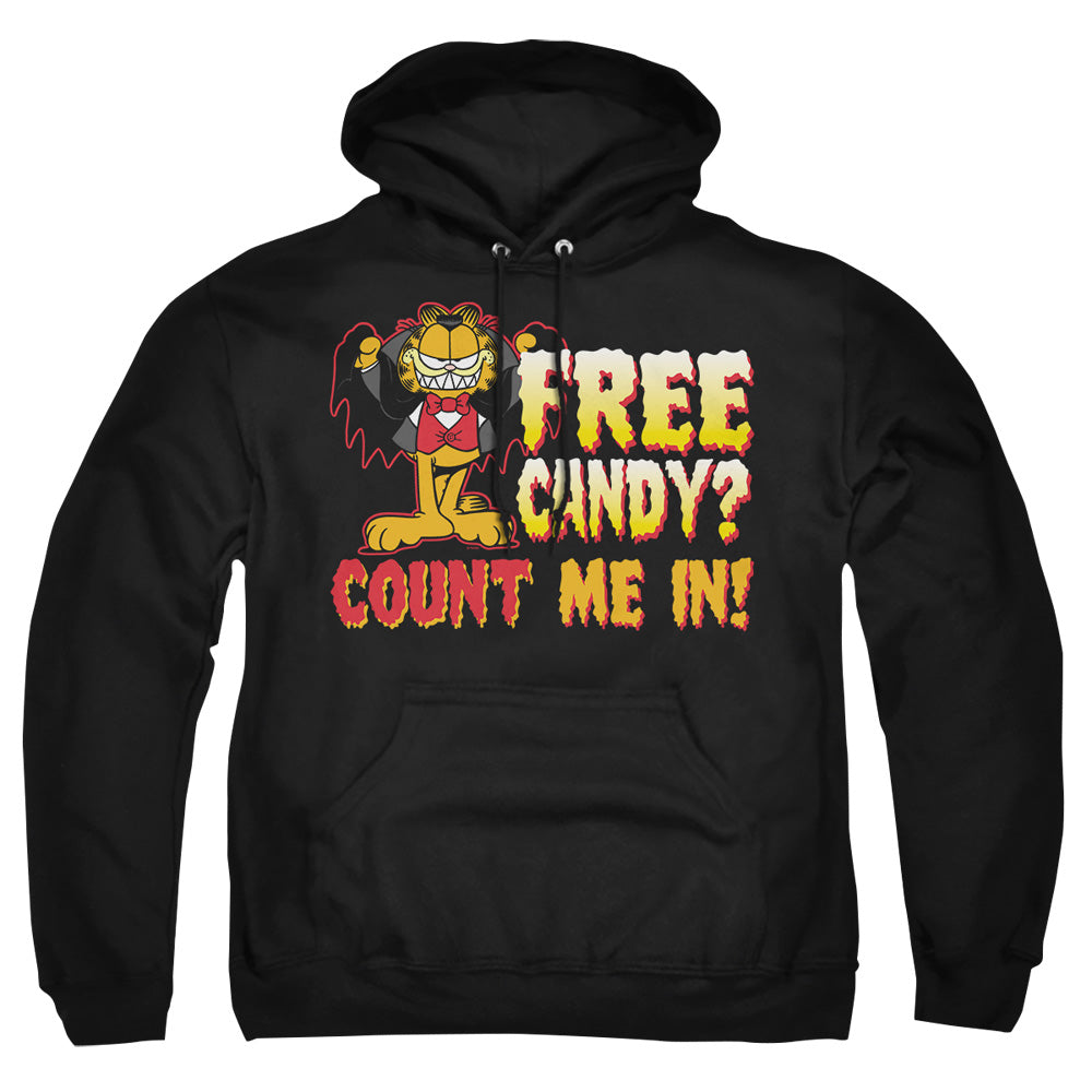 Garfield Count Me In Mens Hoodie Black