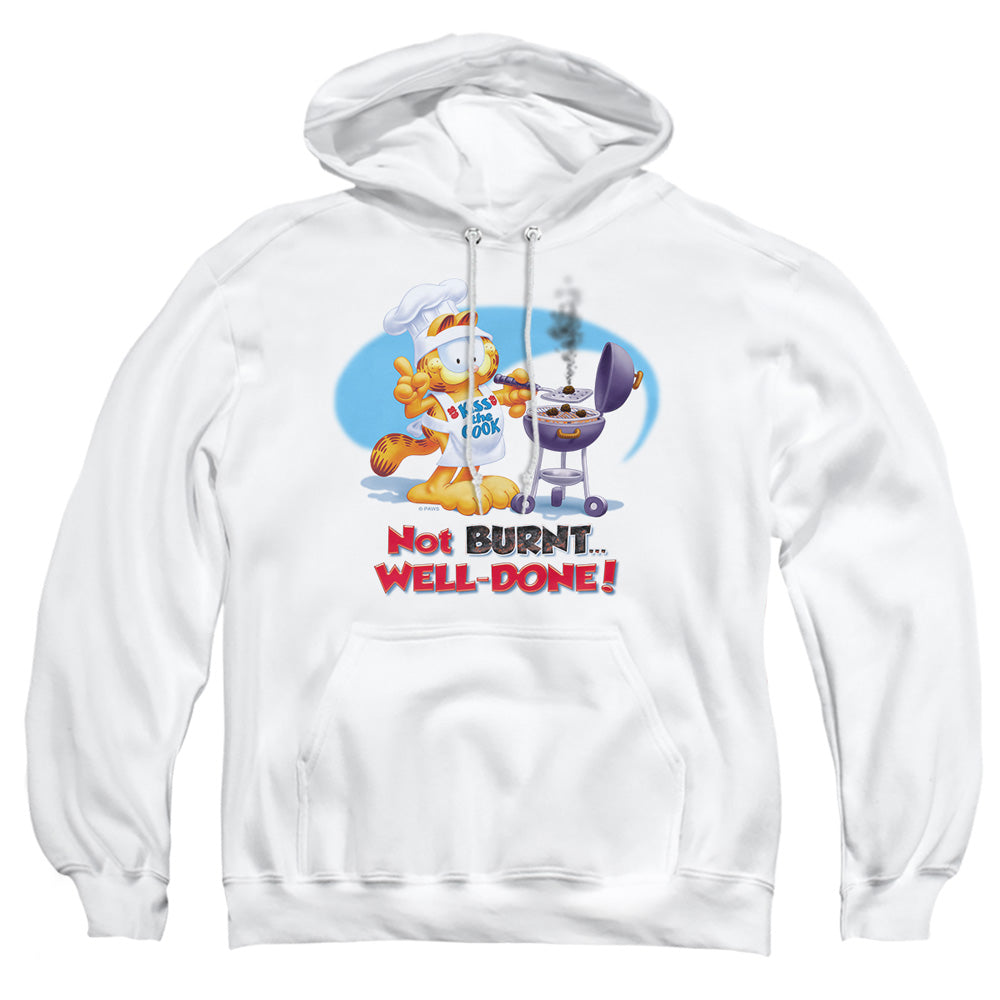 Garfield Well Done Mens Hoodie White