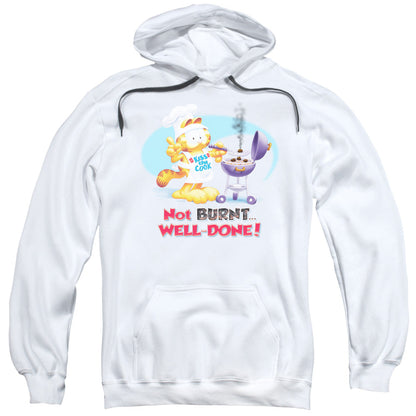 Garfield Well Done Mens Hoodie White