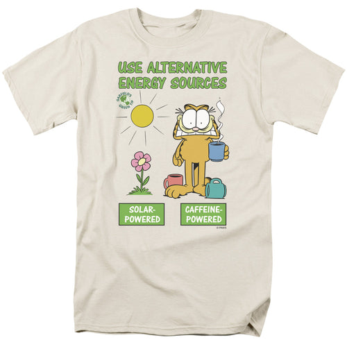 Garfield Alternative Energy Mens T Shirt Cream