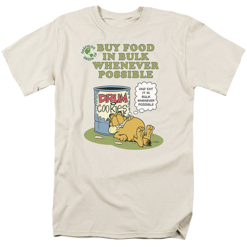 Garfield Buy In Bulk Mens T Shirt Cream