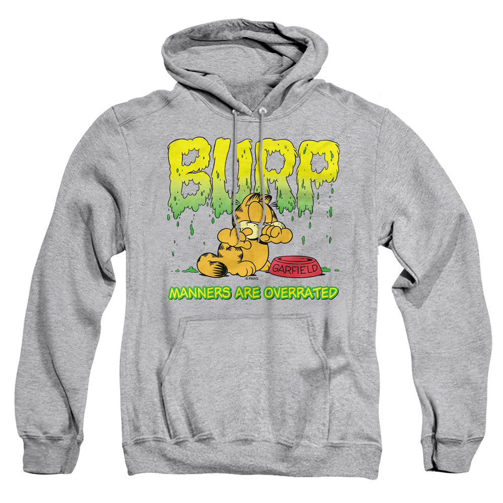 Garfield Manners Mens Hoodie Athletic Heather