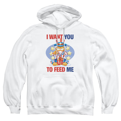 Garfield I Want You Mens Hoodie White
