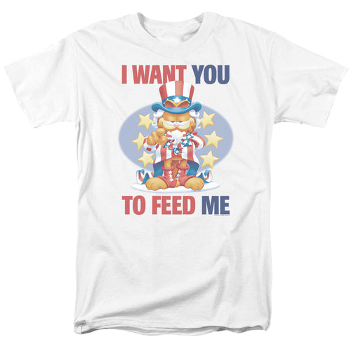 Garfield I Want You Mens T Shirt White