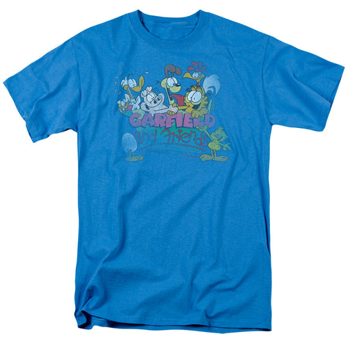 Garfield Garfield And Friends Mens T Shirt Turquoise