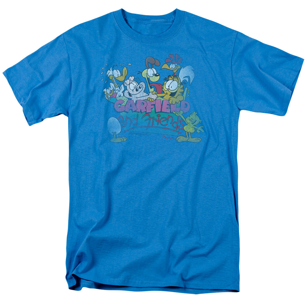 Garfield Garfield And Friends Mens T Shirt Turquoise