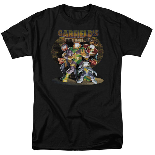 Garfield Spotlight Mens T Shirt Black