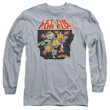 Load image into Gallery viewer, Garfield Let The Fur Fly Mens Long Sleeve Shirt Athletic Heather Officially Licensed

