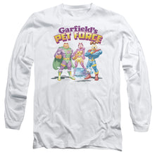 Load image into Gallery viewer, Garfield Heroes Await Mens Long Sleeve Shirt White Officially Licensed
