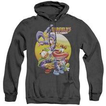 Load image into Gallery viewer, Garfield Tongue Of Doom Heather Mens Hoodie Black
