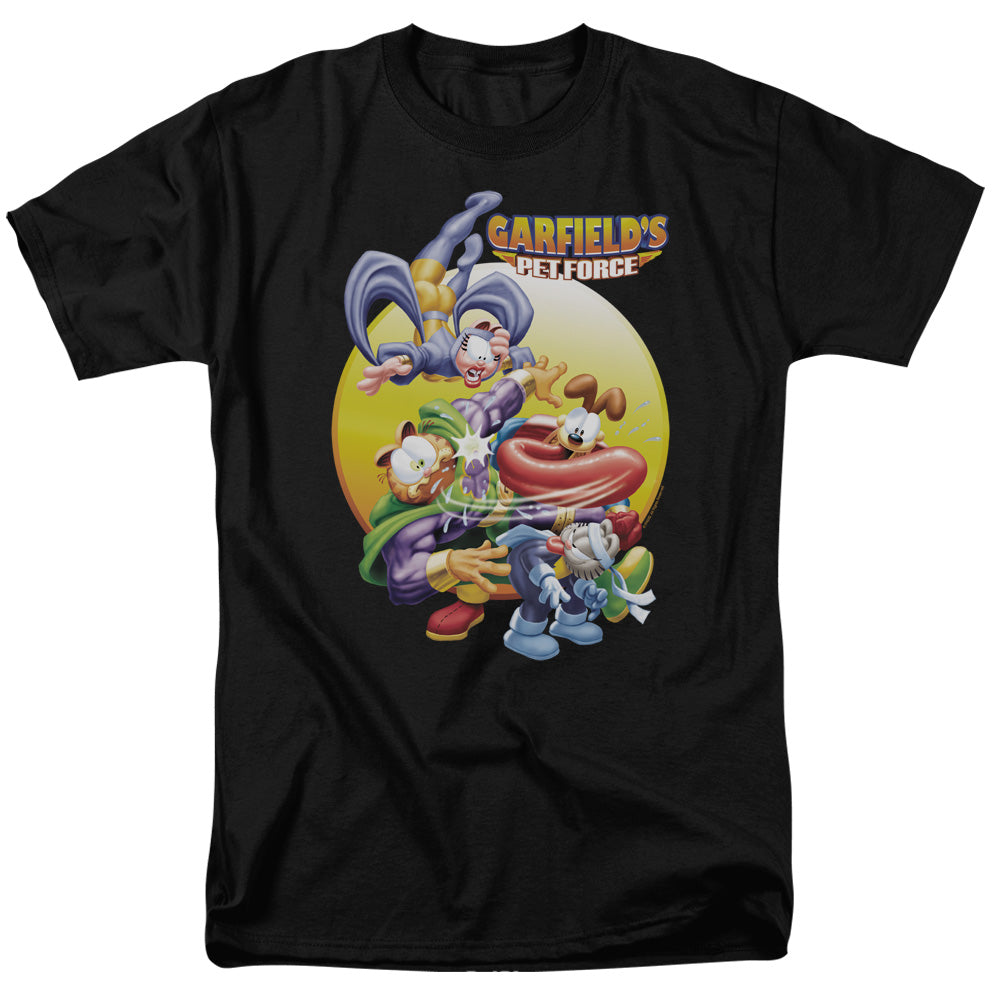 Garfield Tongue Of Doom Mens T Shirt Black