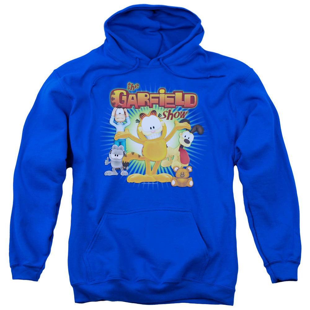 Garfield the Garfield Show Mens Hoodie Royal Blue