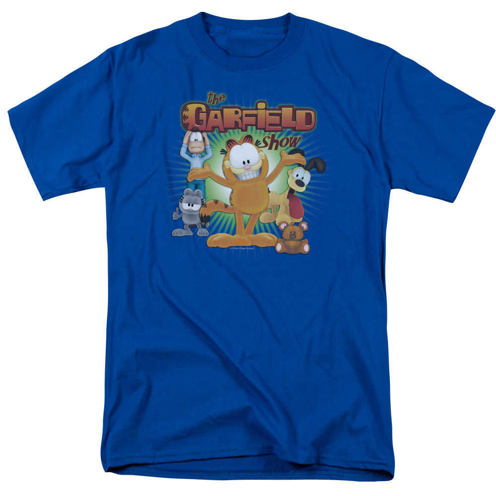 Garfield the Garfield Show Mens T Shirt Royal Blue